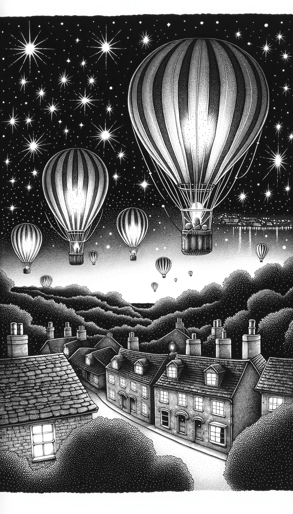 30+ Hot Air Balloon Illustrations &amp; Prints for Children's Books